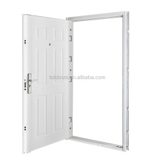 Certificado CE Anti-Sunshine Morden House White Steel Interior Doors Metal com 13 pontos de bloqueio